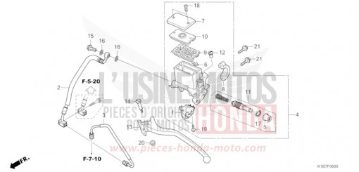 REAR BRAKE MASTER CYLINDER NSS350AN de 2022